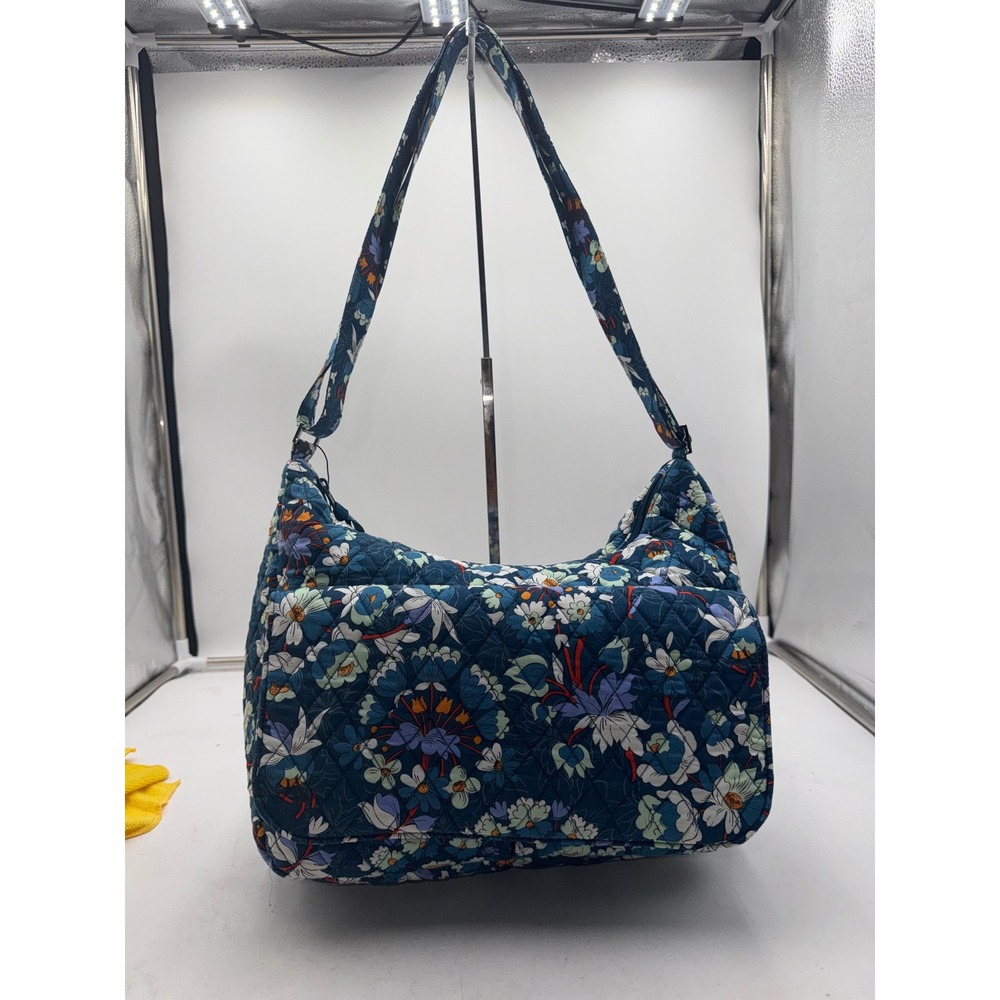 Vera Bradley Nomadic Floral Glenna Shoulder Bag Satchel Retired Quilted